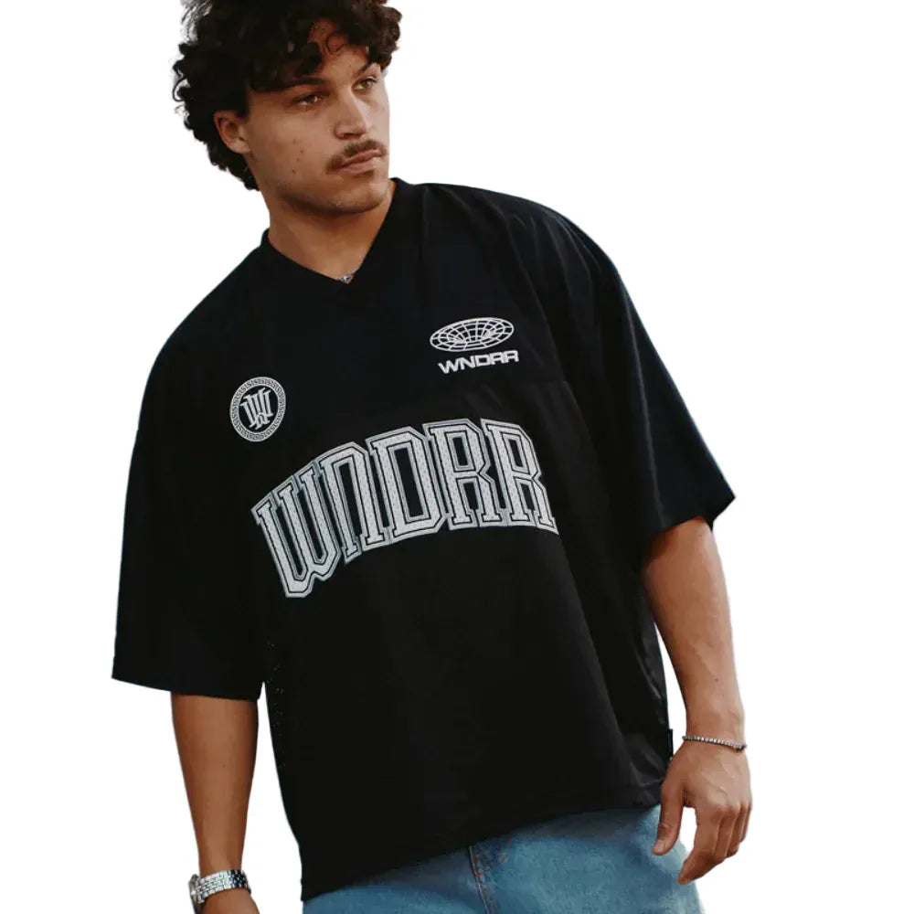WNDRR Possession Quarterback Jersey - Black