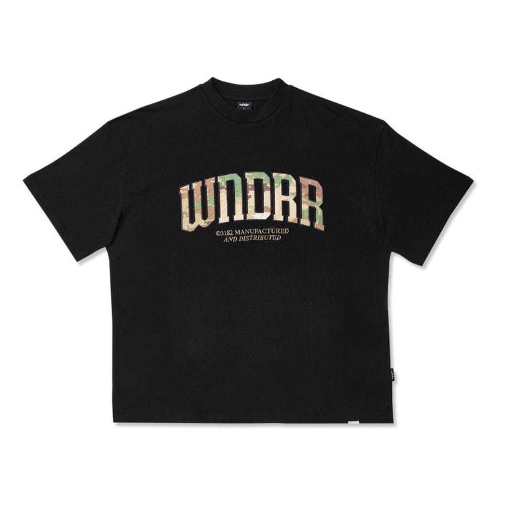 WNDRR Protocol Heavy Weight Tee - Black
