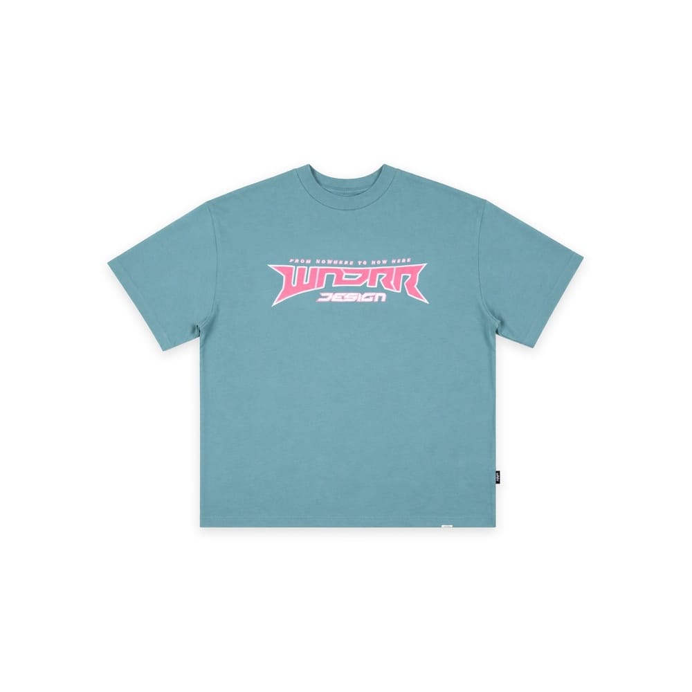 WNDRR Pulse Heavy Weight Tee - Dusk Blue