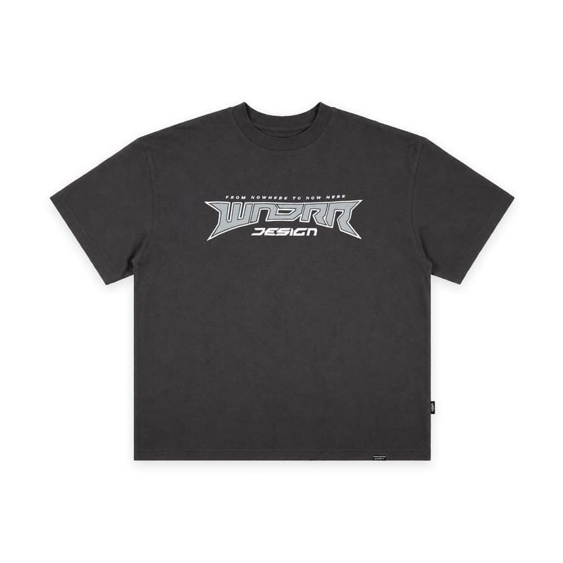 WNDRR Pulse Heavy Weight Tee - Faded Black