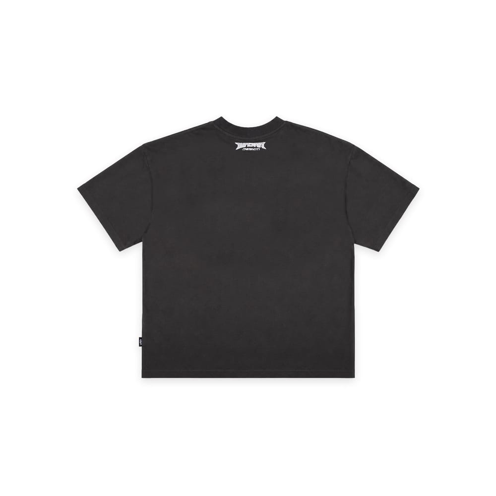 WNDRR Pulse Heavy Weight Tee - Faded Black