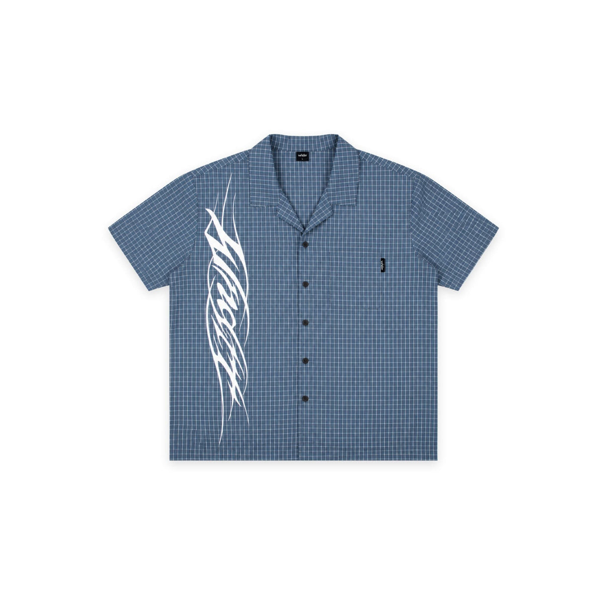 WNDRR Reaper Check S/S Shirt - TEAL