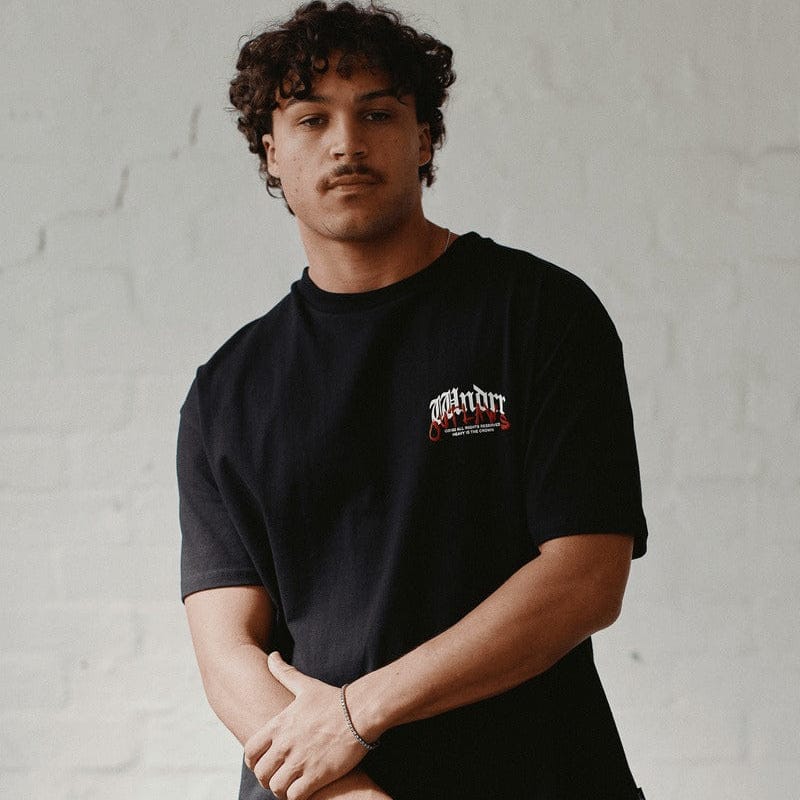 WNDRR Renegade Box Fit Tee - Black