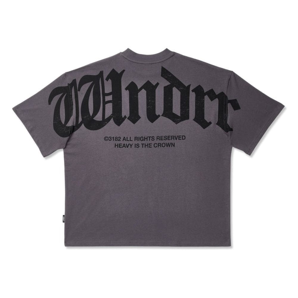 WNDRR Revival Heavy Weight Tee - Charcoal