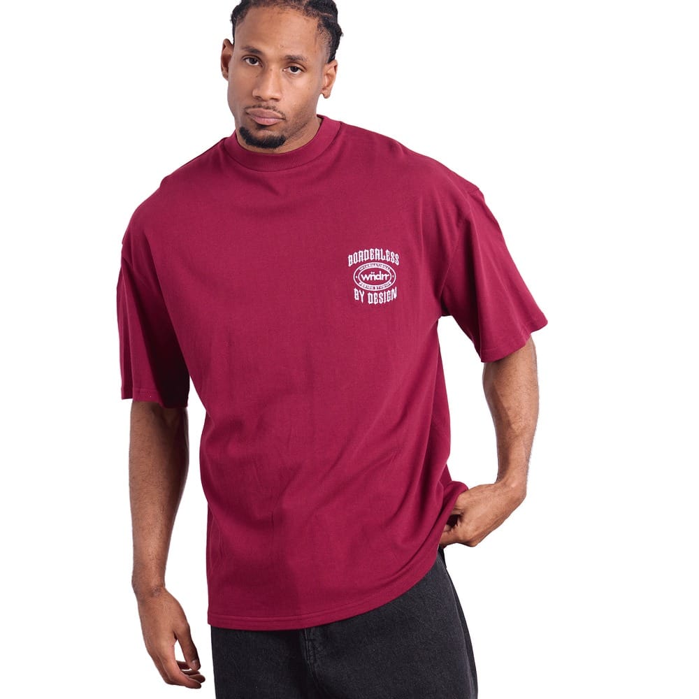 WNDRR RZN Heavy Weight Tee - Blood Red