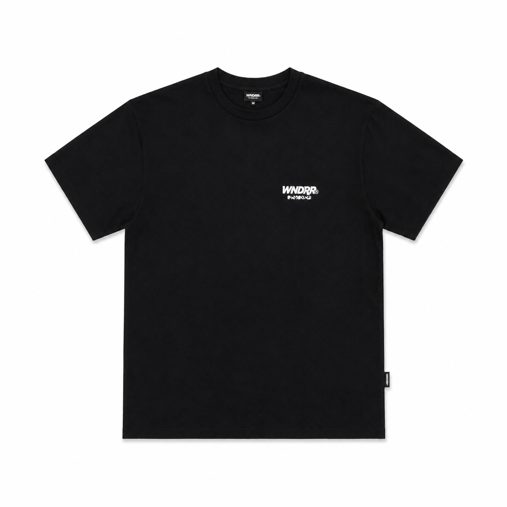WNDRR Slammed Box Fit Tee - Black