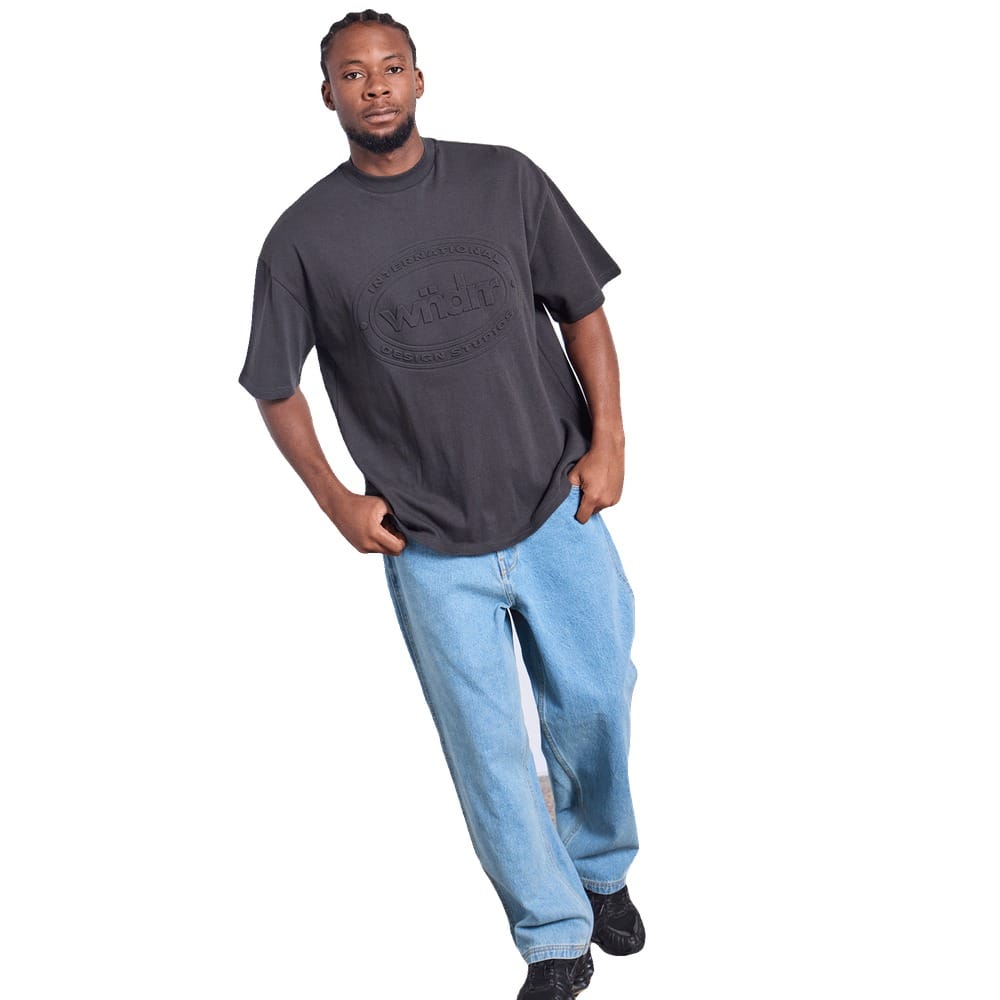 WNDRR Token Heavy Weight Tee - Faded Black