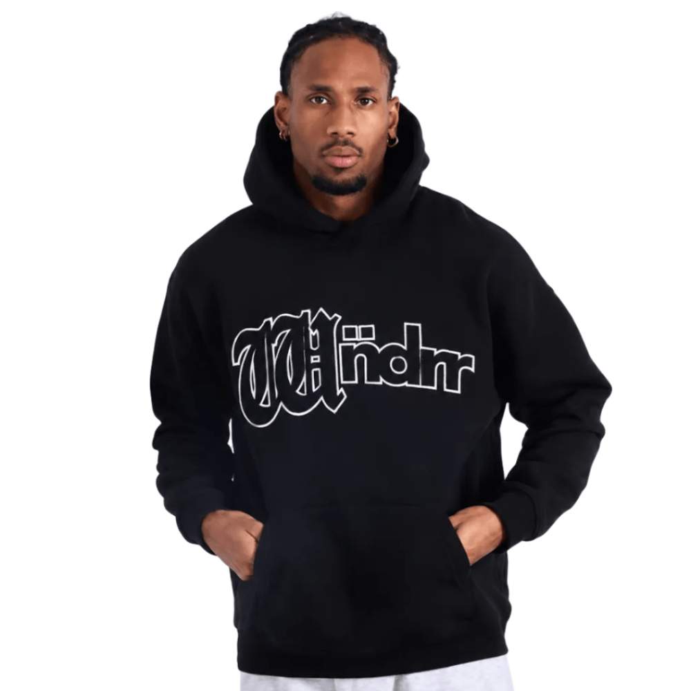 WNDRR United Hood Sweat - Black