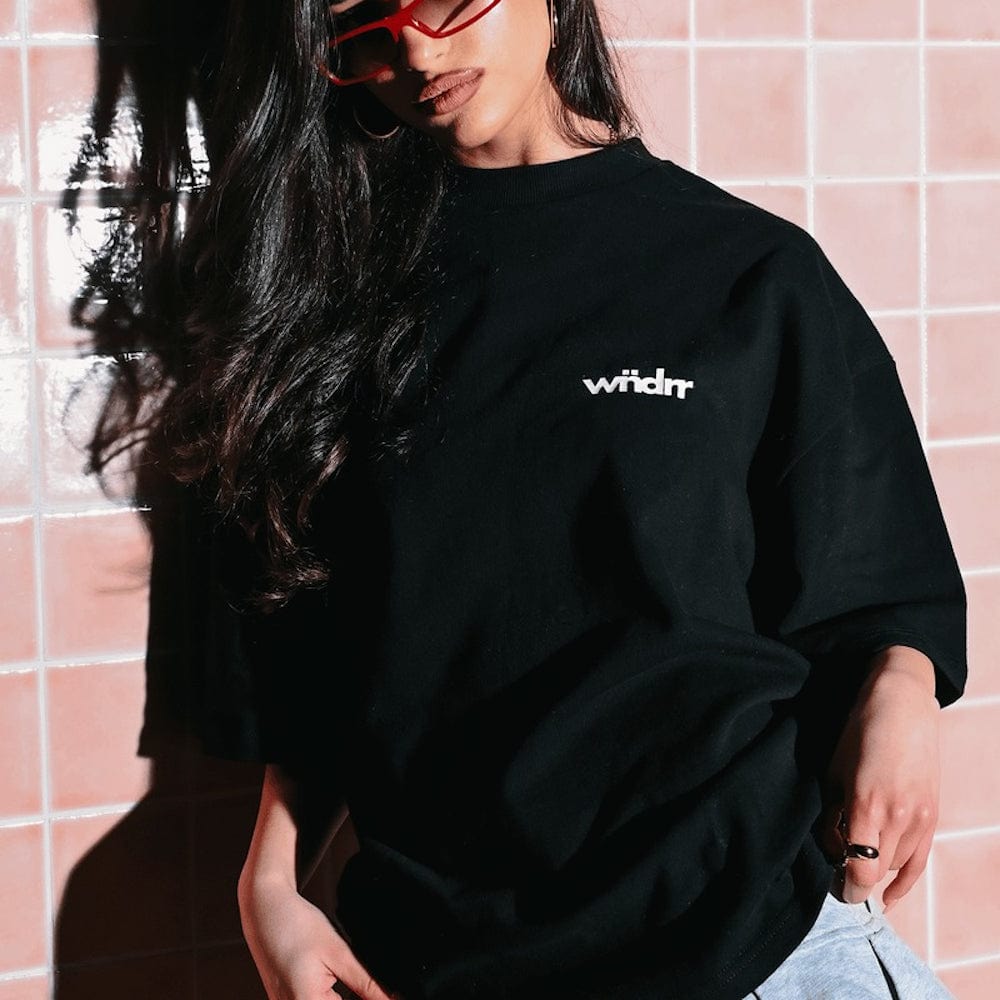 WNDRR Violation Heavy Weight Tee - Black