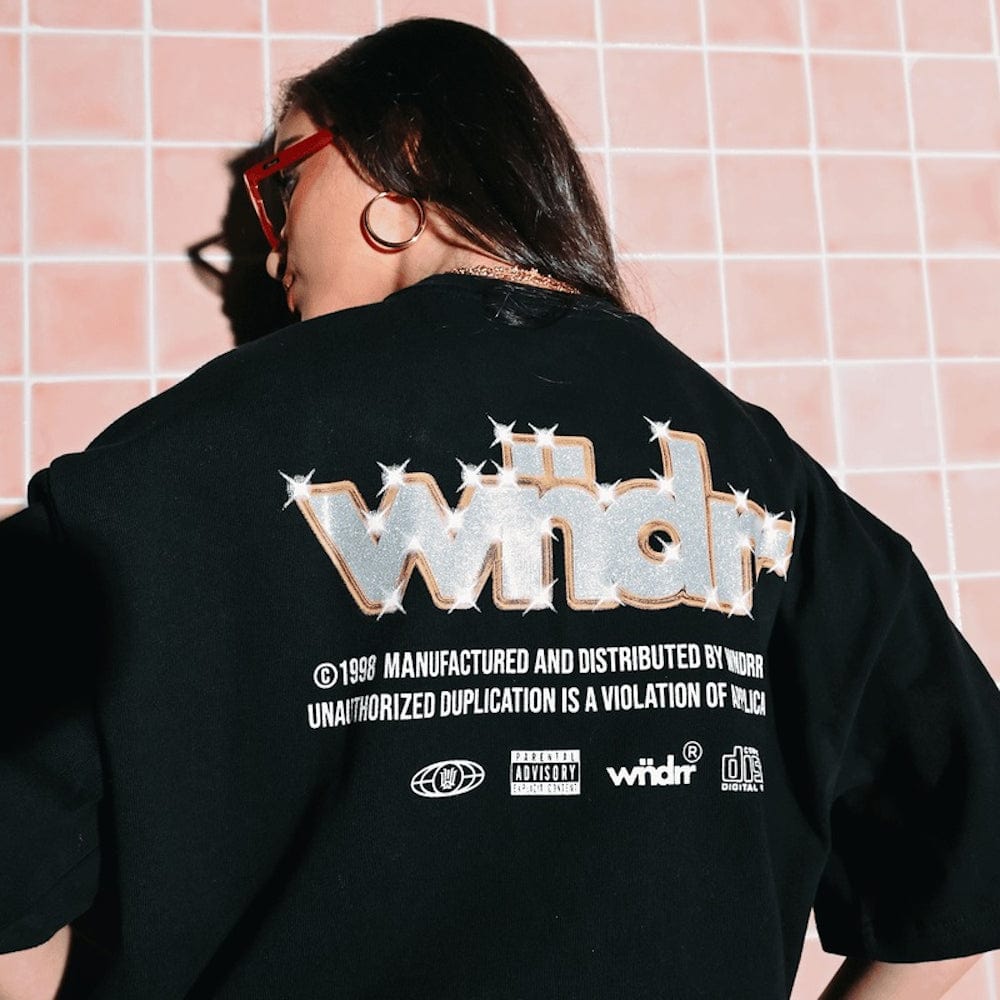 WNDRR Violation Heavy Weight Tee - Black