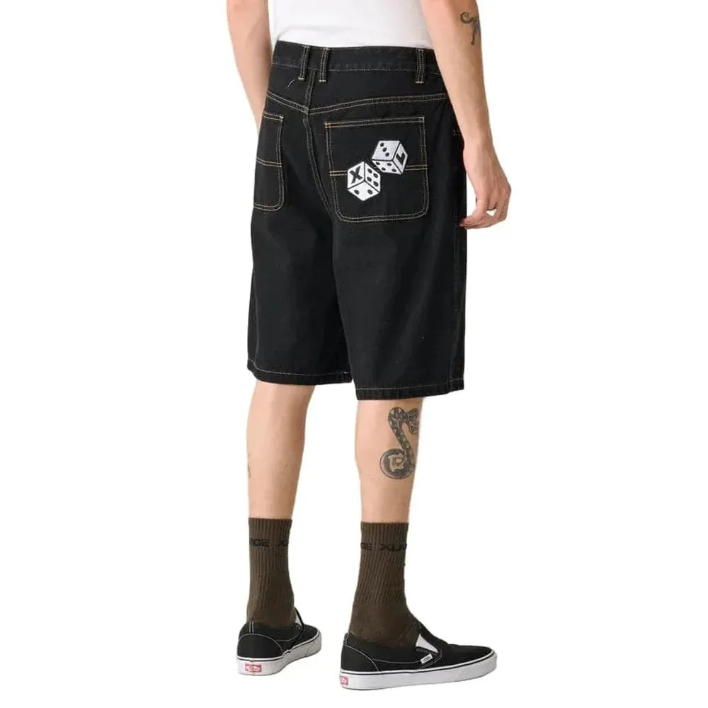 XLarge Dice Bull Denim Short - Raw Black