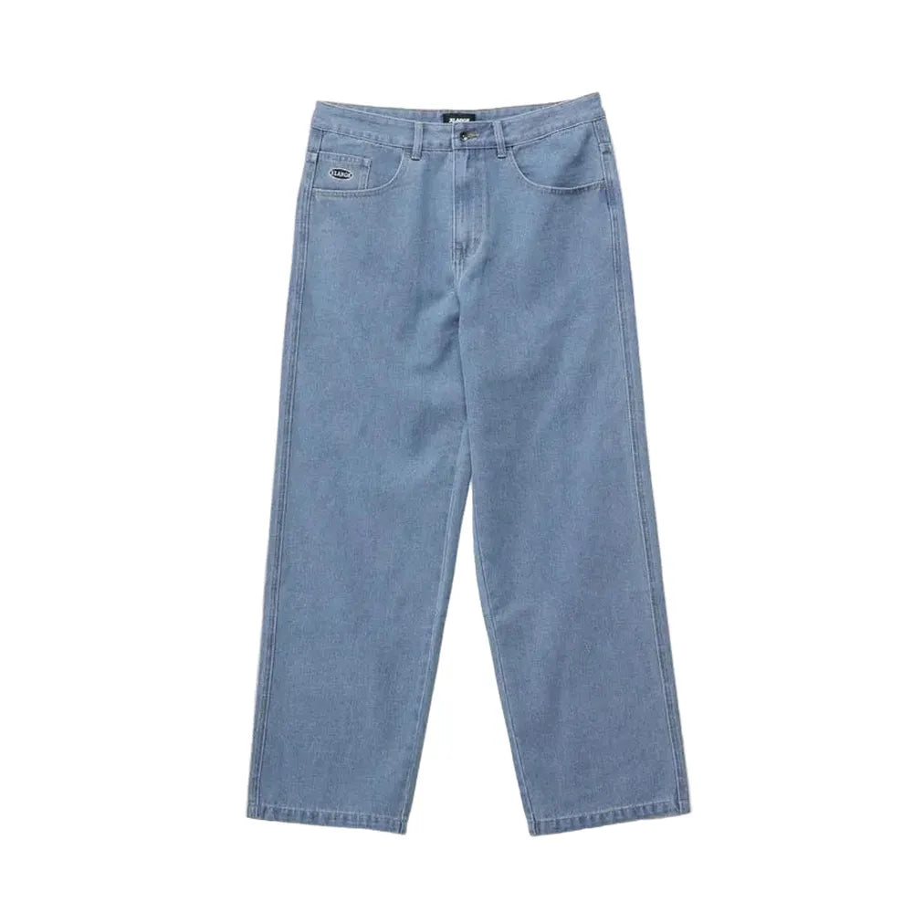 XLarge Script Baggy Bull Denim Pant - Mid Blue