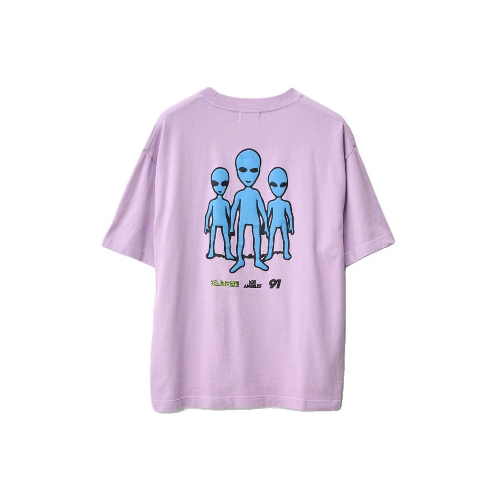 XLarge Alien Trio Gorilla Fit Tee - Light Purple