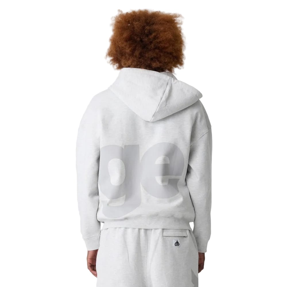 XLarge Eli Gorilla Fit Zip Thru Hood - Snow Marle