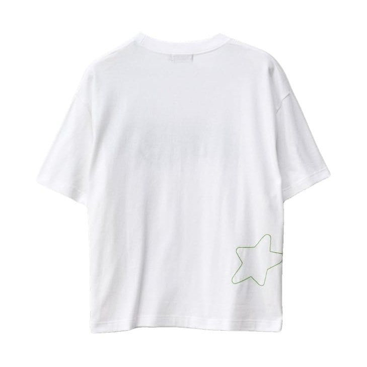 XLarge Italic Star Gorilla Fit Tee - White