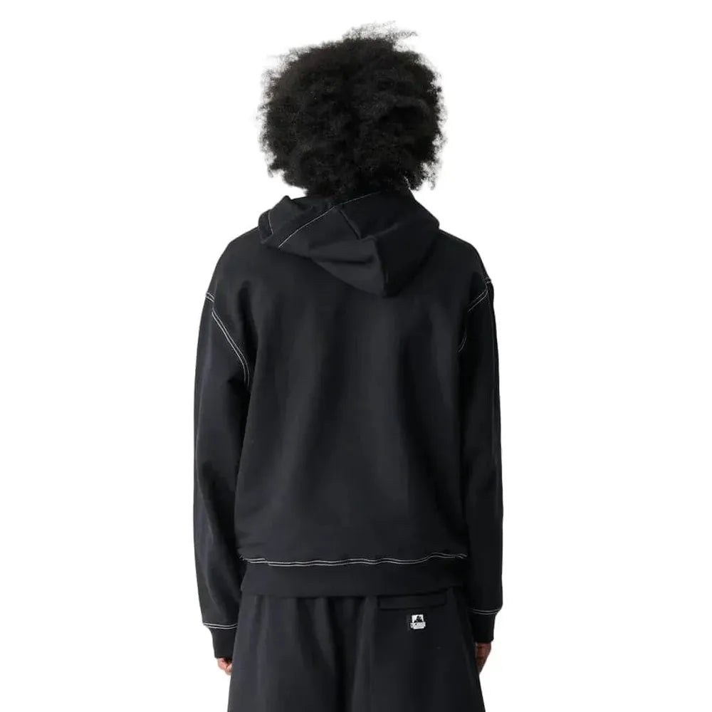 XLarge Script Zip Thru Hoodie - Black