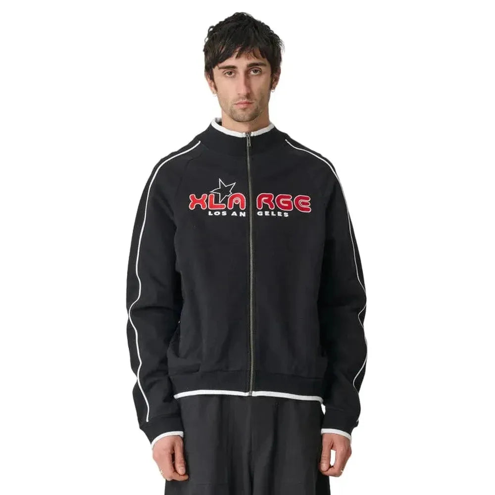 XLarge Star Zip Thru Jacket - Black