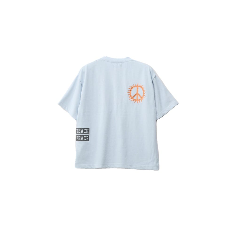 XLarge Teach Peace Gorilla Fit Tee - Dusty Ice