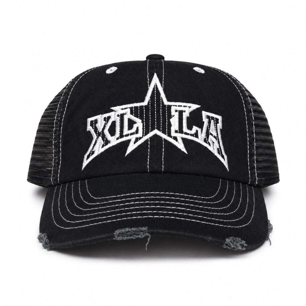 XLarge LA Star Low Pro Trucker Cap - Black