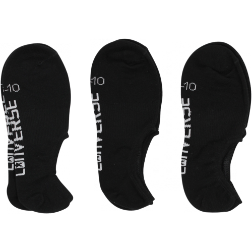 Converse Invisible Sock 3 Pack - Black