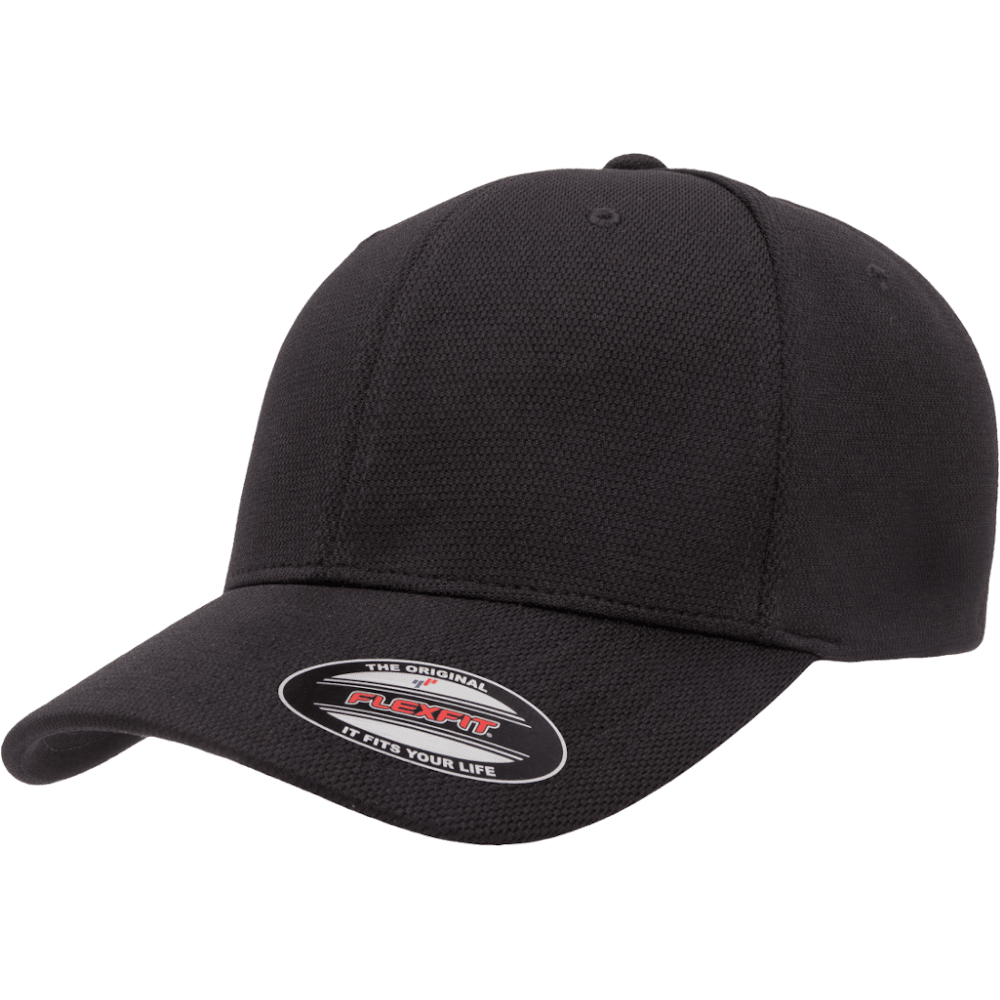 Flexfit Cool & Dry Sports Fitted Cap - Black