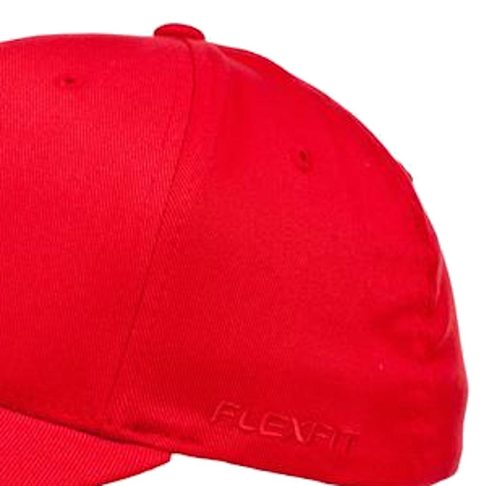 Flexfit Worn By The World Fitted Cap - Red / Silver UV